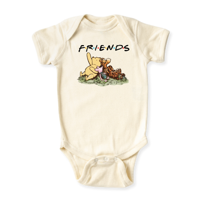 Cute Friends Baby Bodysuit – Personalized Baby Gift, Unisex Newborn Outfit, Custom Baby & Kids Shirt