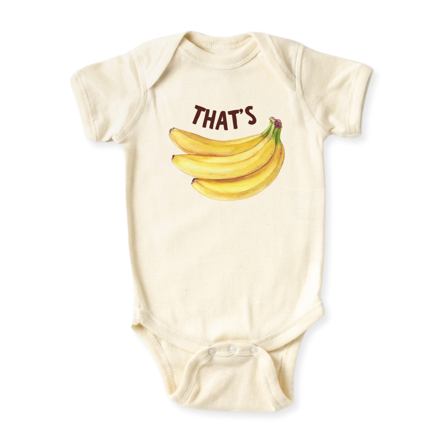 That's Bananas Baby Bodysuit – Banana Kids T-shirt & Toddler Tee, Bananas Sweatshirt