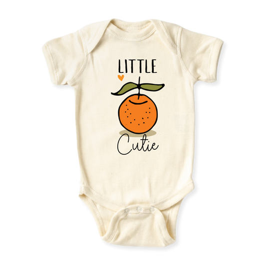 baby onesie onsie clothes girl boy funny newborn gifts stuff outfit toddler infant jersey apparel daddy shirt baby shower kids unisex bodysuit months little cute cool clothing sleeve mommy cotton newborn name personalized little cutie orange oranges