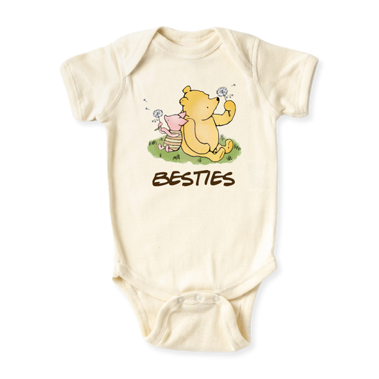 baby onesie onsie clothes girl boy funny newborn gifts stuff outfit toddler infant jersey apparel daddy shirt baby shower kids costume unisex bodysuit months little matching grandma cute cool clothing sleeve mommy cotton newborn name neutral personalized pooh bear besties organic