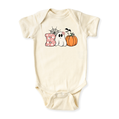 Cute Boo Halloween Baby Bodysuit, Pumpkin Halloween Toddler & Kids T-Shirt
