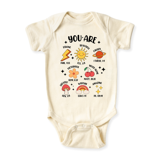 baby onesie onsie clothes girl boy funny newborn gifts outfit toddler infant jersey apparel daddy shirt baby shower kids unisex bodysuit little cute cool clothing mommy cotton newborn name neutral personalized christian religious catholic