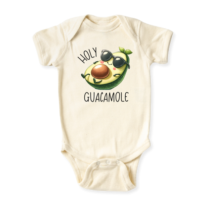 Holy Guacamole Funny & Cute Baby Bodysuit, Kids & Toddler Tshirt, Avocado Sweater