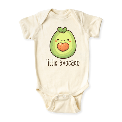 Little Avocado Baby Bodysuit – Cute Avocado Kids T-Shirt & Toddler Tee, Avocado Sweater