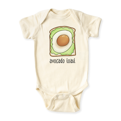 Cute Avocado Toast Baby Bodysuit – Avocado Shirt, Food Lovers Breakfast Tee