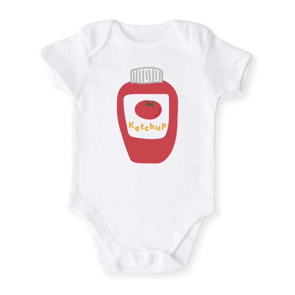 Ketchup Baby Bodysuit - Ketchup Graphic Tee - Family Outfit