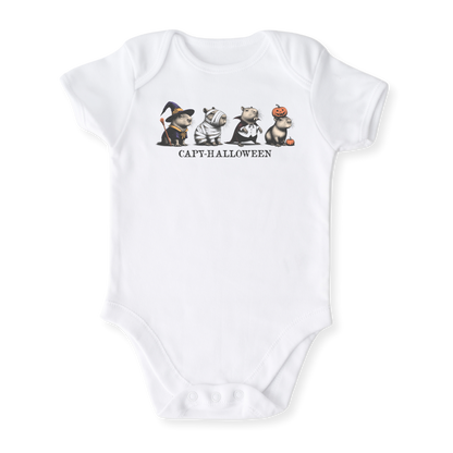 Capy-Halloween Baby Bodysuit, Toddler & Kids T-Shirt – Funny Capybara Outfit for Boys Girls Shirt