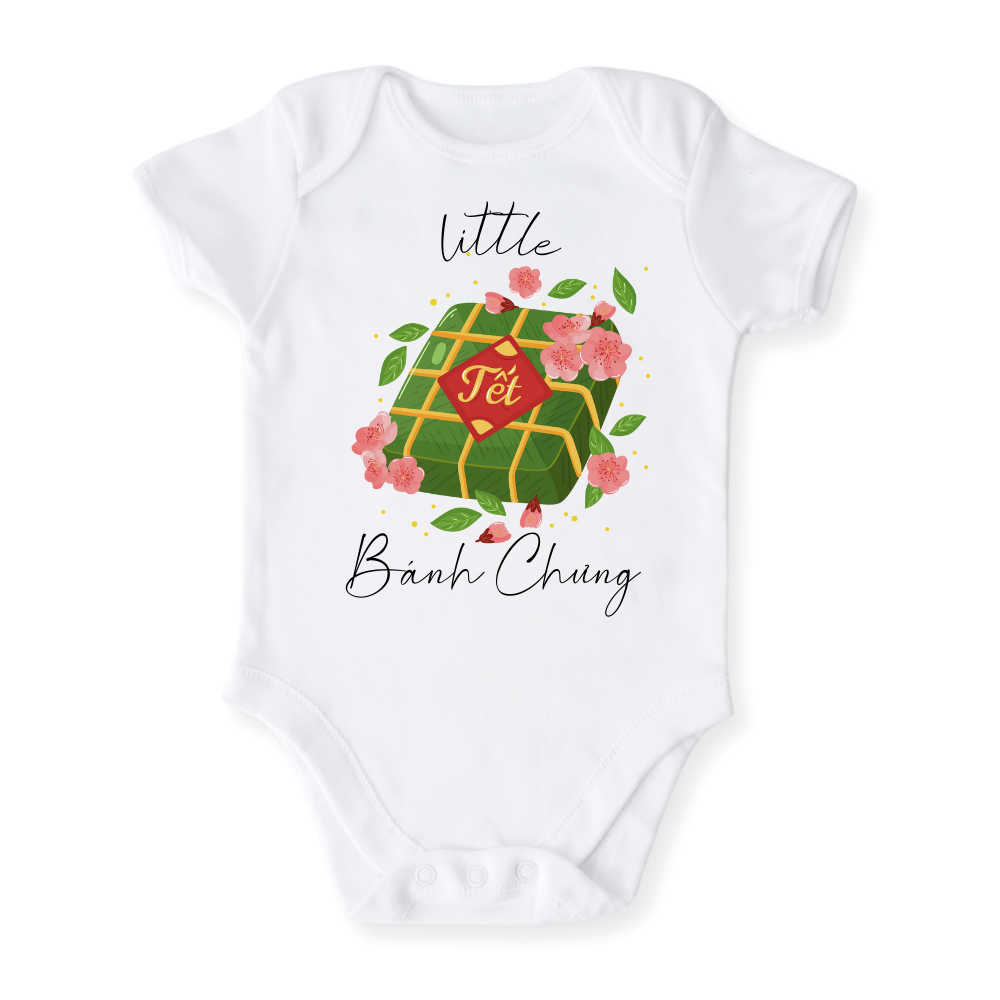 Little Banh Chung Vietnnamesse Baby Bodysuit, Kids & Toddler T-Shirt – Lunar New Year Outfit Tet Vietnam