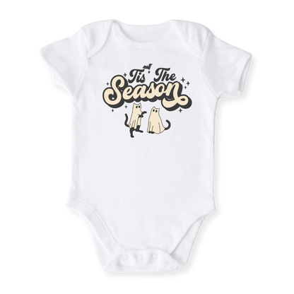 baby onesie onsie clothes girl boy funny newborn gifts outfit toddler infant jersey apparel daddy shirt baby shower kids unisex bodysuit little cute cool clothing mommy cotton newborn Cat Ghost Halloween