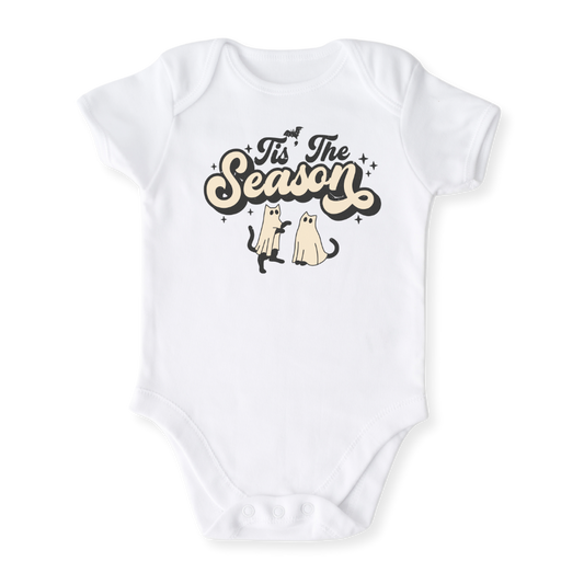 baby onesie onsie clothes girl boy funny newborn gifts outfit toddler infant jersey apparel daddy shirt baby shower kids unisex bodysuit little cute cool clothing mommy cotton newborn Cat Ghost Halloween