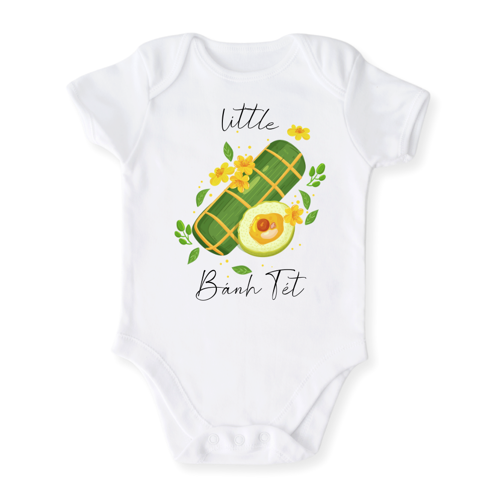 Little Banh Tet Vietnnamesse Baby Bodysuit, Kids & Toddler T-Shirt – Lunar New Year Outfit Tet Vietnam