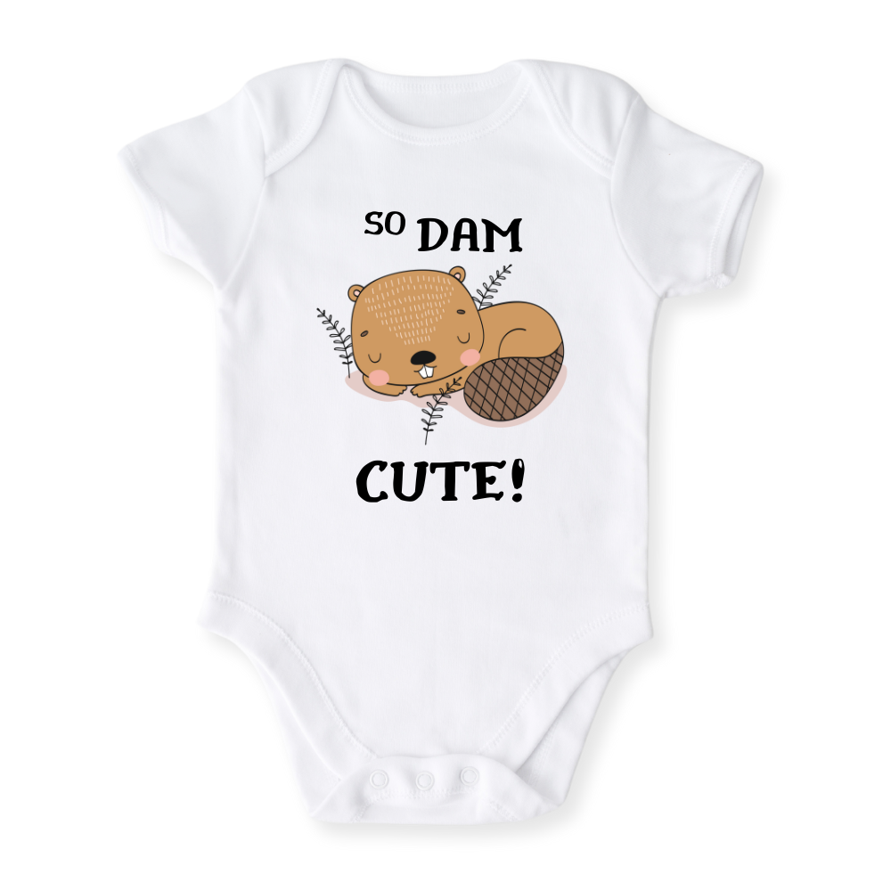 So Dam Cute Baby Bodysuit, Kids & Toddler T-Shirt – Cute Otter Animals Baby Clothes for Boys Girls