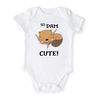 So Dam Cute Baby Bodysuit, Kids & Toddler T-Shirt – Cute Otter Animals Baby Clothes for Boys Girls