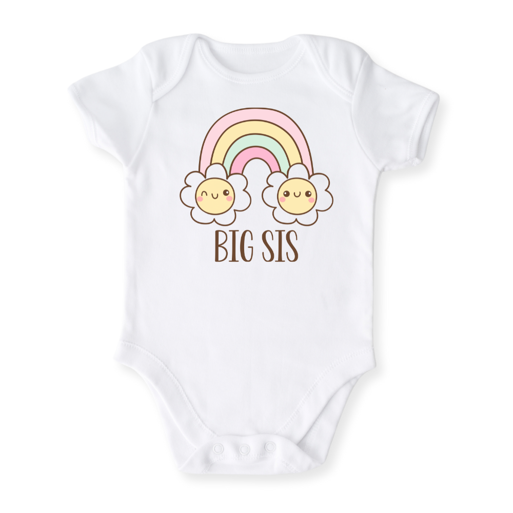 Big Sis Tshirt for Girls, Matching Sister Outfit