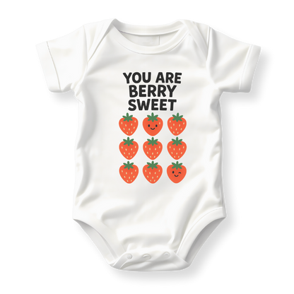 You are Berry Sweet Sweater – Baby Onesie | Toddler & Kids Tee | Unisex Strawberry Outfit