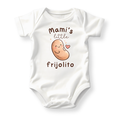 Mama's Little Frijolito Shirt - Cute Bean Baby Bodysuit - Matching Family Outfits