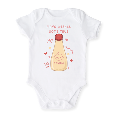 Mayo Wishes Come True Mayonnaise Baby Bodysuit - Mayonnaise Graphic Tee