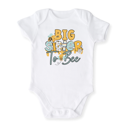 Big Sister To Bee Tshirt Cute Bee Outfit Big Sister Announcement
