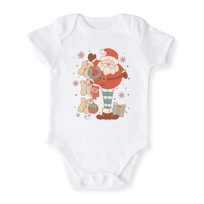 Ho Ho Ho Christmas Baby Bodysuit Cute Tshirt for Kids Toddler Tee Christmas Gift for Baby Clothes