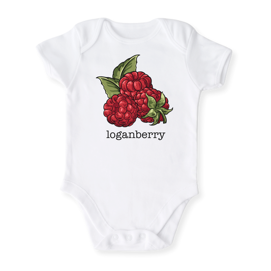 This cute loganberry design tee is perfect for babies, kids, and adults! Great gift for fruit lovers or matching family outfits. Soft, comfy & fun.

