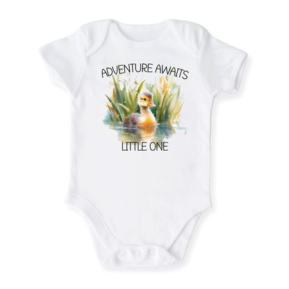 Adeventure Awaits Little One Baby Bodysuit, Kids & Toddler T-Shirt – Cute Animals Outfit