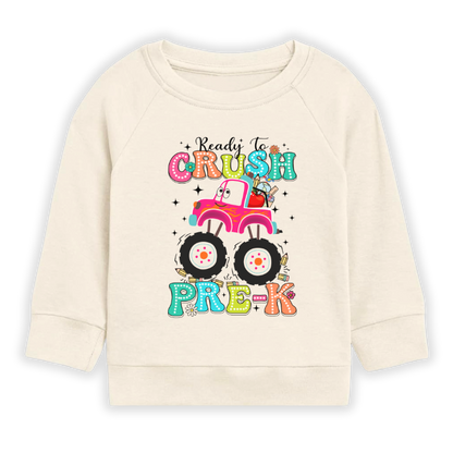 Ready to Crush Pre-K Tshirt – Truck Kids T-Shirt Toddler Tee, Preschool Outfit, Back-to-School Shirt
