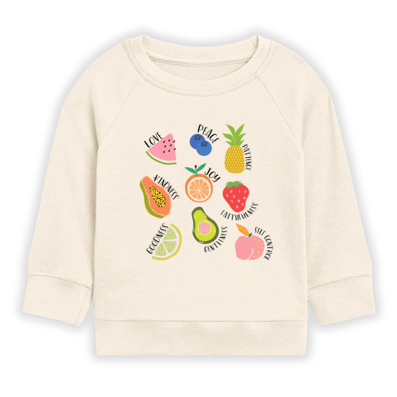 Fruits of the Spirits Tropical Fruits Baby Bodysuit – Inspirational Kids Tshirt