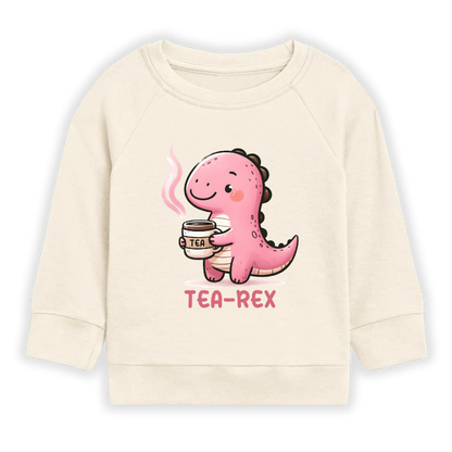 Tea-Rex Baby Bodysuit – Cute Dinosaur Kids T-Shirt & Toddler Tee, Dinosaur Sweater