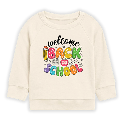 Welcome Back to School Tshirt – Cute Kids T-Shirt Toddler Tee, Back-to-School Outfit