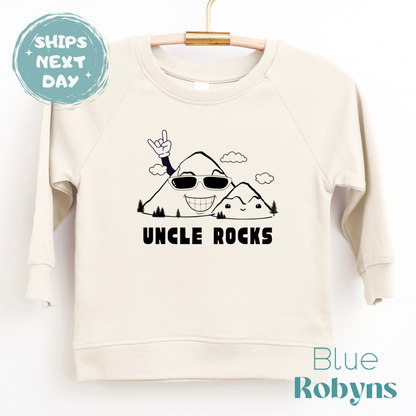 Uncle Rocks - Gift for Uncle, Baby Bodysuit, Family Tshirt