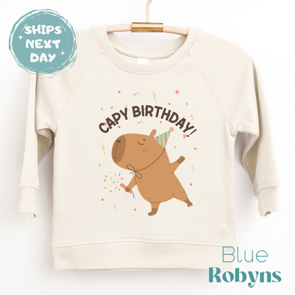 Capy Birthday | Cute Capybara Apparel for Babies, Kids & Adults