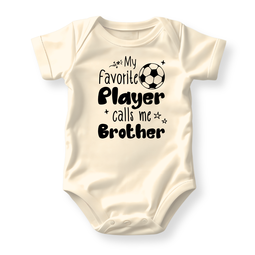 Soccer Brother Baby Bodysuit - Brother T-Shirt Family Outfit