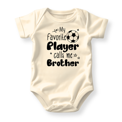 Soccer Brother Baby Bodysuit - Brother T-Shirt Family Outfit