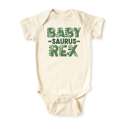 baby onesie onsie clothes girl boy funny newborn gifts outfit toddler infant jersey apparel daddy shirt baby shower kids unisex bodysuit little cute cool clothing mommy cotton newborn Dinosaur Babysaurus Trex