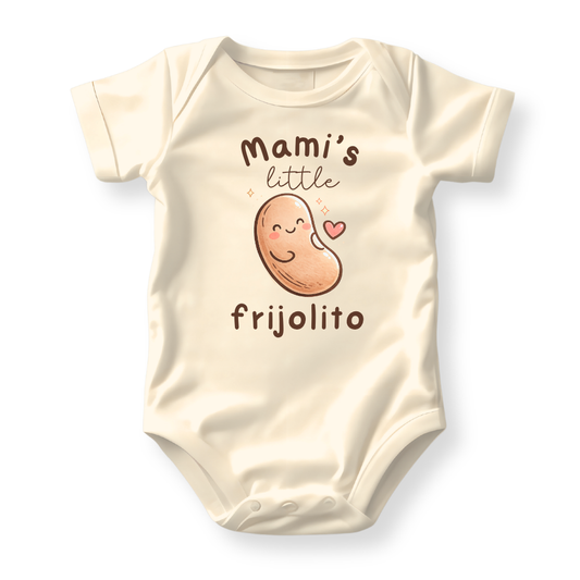Mama's Little Frijolito Shirt - Cute Bean Baby Bodysuit - Matching Family Outfits