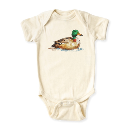 Mallard Wild Duck Baby Bodysuit, Kids & Toddler T-Shirt – Cute Duck Outfit