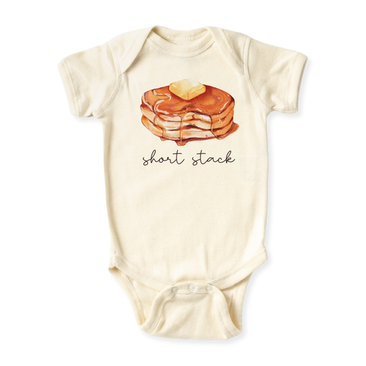 baby onesie onsie clothes girl boy funny newborn gifts outfit toddler infant apparel shirt baby shower kids unisex bodysuit little cute cool clothing mommy cotton newborn personalized short stacks panncakes egg 
