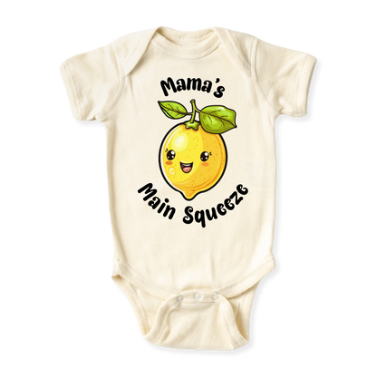 baby onesie onsie clothes girl boy funny newborn gifts outfit toddler infant jersey apparel daddy shirt baby shower kids unisex bodysuit cute clothing mommy cotton newborn Mama main squze lemon mothers day