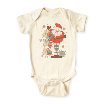 baby onesie onsie clothes girl boy funny newborn gifts outfit toddler infant jersey apparel daddy shirt baby shower kids unisex bodysuit little cute cool clothing mommy cotton newborn name merry christmas santa