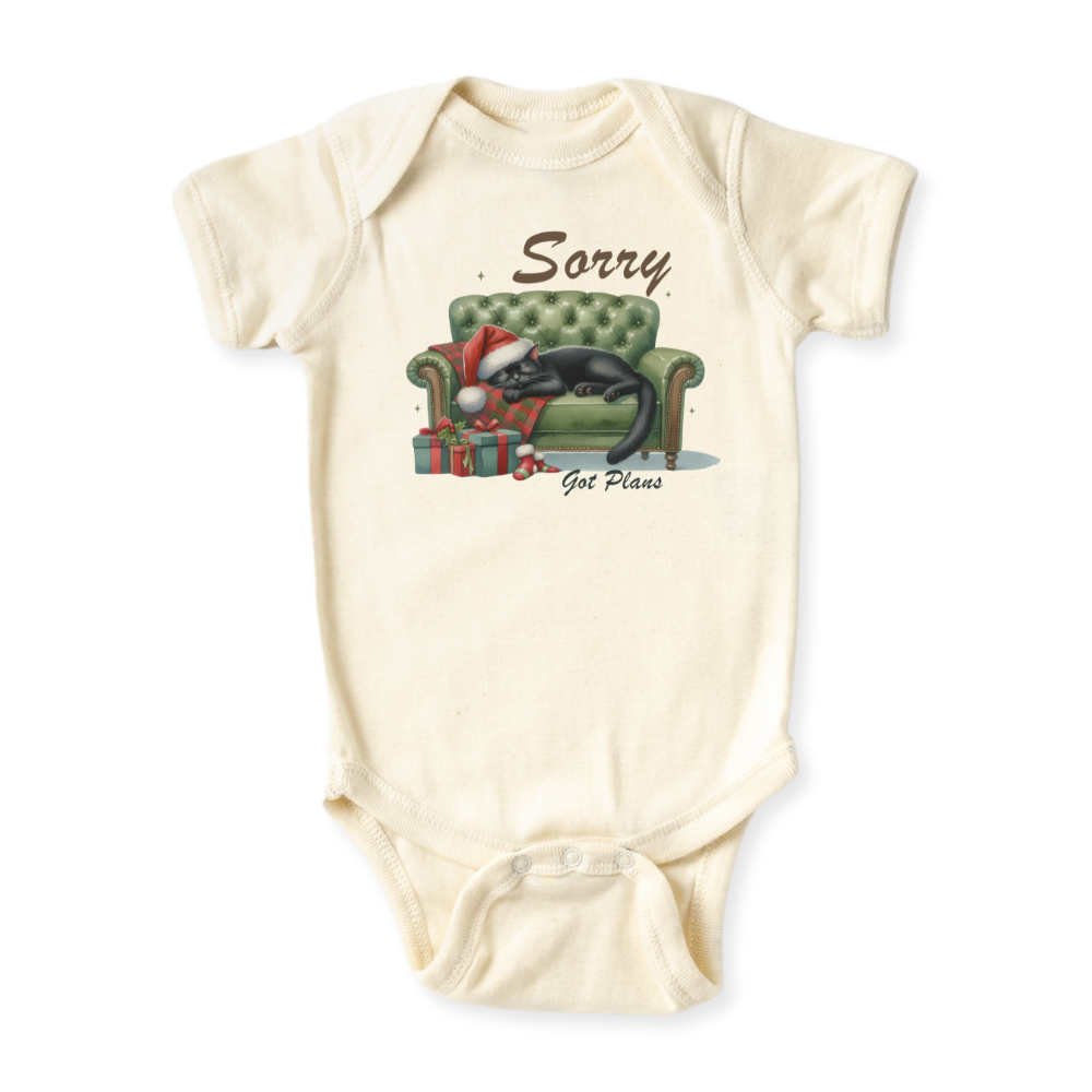 baby onesie onsie clothes girl boy funny newborn gifts outfit toddler infant jersey apparel daddy shirt baby shower kids unisex bodysuit little cute cool clothing mommy cotton newborn Christmas Cat Couch Sofa