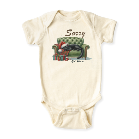 baby onesie onsie clothes girl boy funny newborn gifts outfit toddler infant jersey apparel daddy shirt baby shower kids unisex bodysuit little cute cool clothing mommy cotton newborn Christmas Cat Couch Sofa