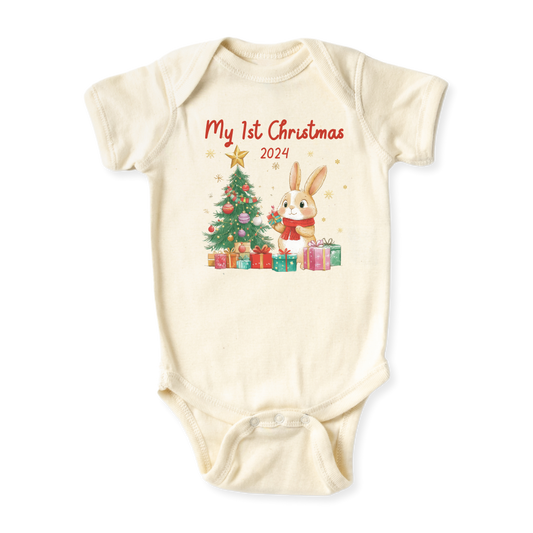 baby onesie onsie clothes girl boy funny newborn gifts outfit toddler infant apparel shirt baby shower kids unisex bodysuit little cute cool clothing my first christmas xmas santa baby bunny rabbit merry bright