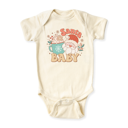 baby onesie onsie clothes girl boy funny newborn gifts outfit toddler infant jersey apparel daddy shirt baby shower kids unisex bodysuit little cute cool clothing mommy cotton newborn name personalized christmas santa