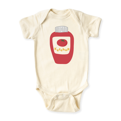 Ketchup Baby Bodysuit - Ketchup Graphic Tee - Family Outfit