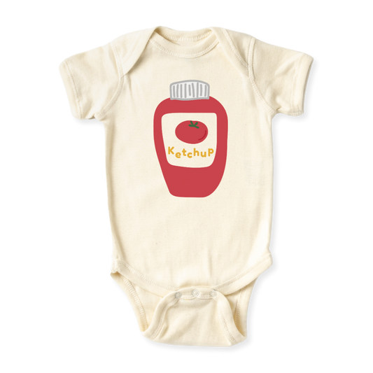 Ketchup Baby Bodysuit - Ketchup Graphic Tee - Family Outfit