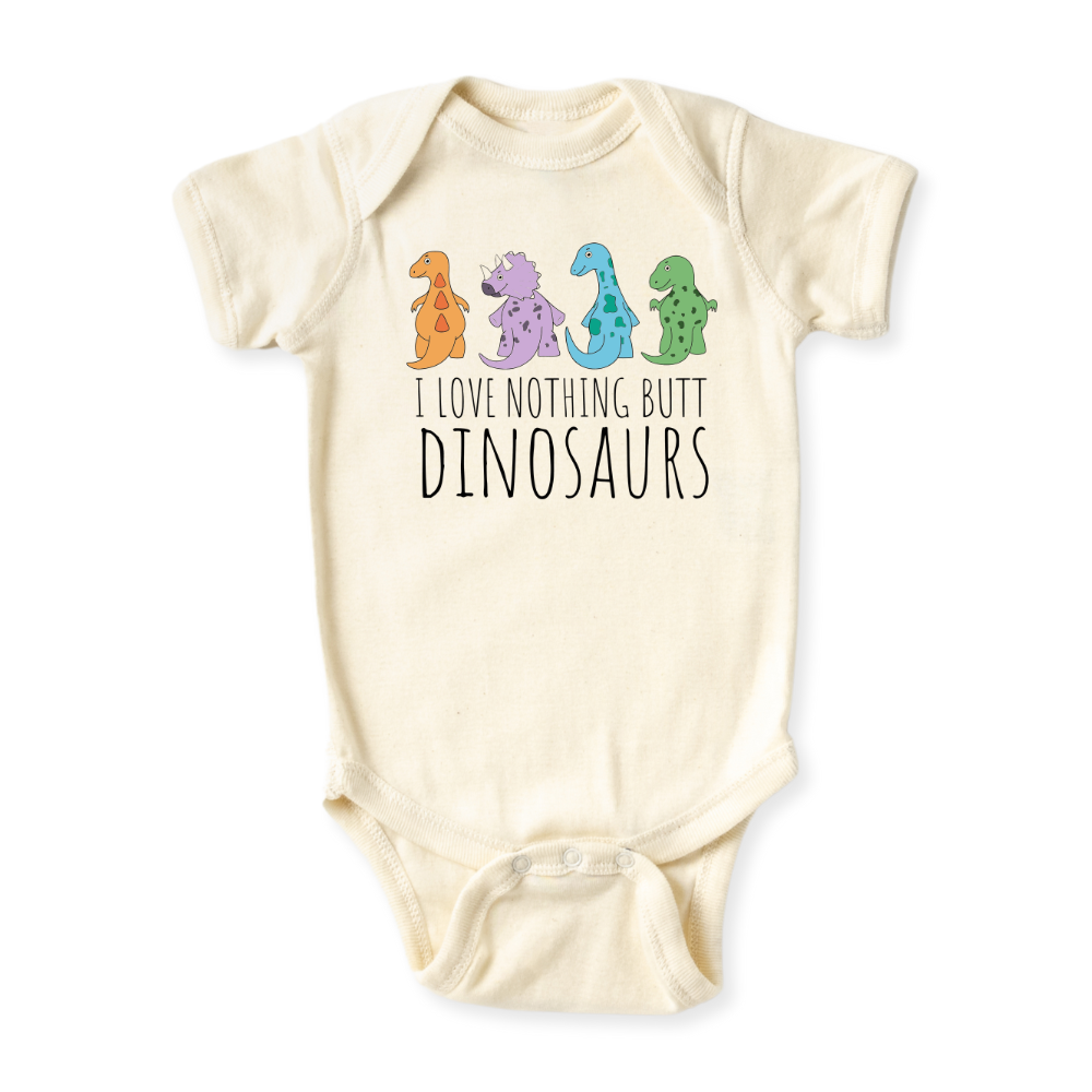 Cute Dinosaurs Tshirt Dino Baby Bodysuit Toddler & Kids T-Shirt, Dinosaur Outfit