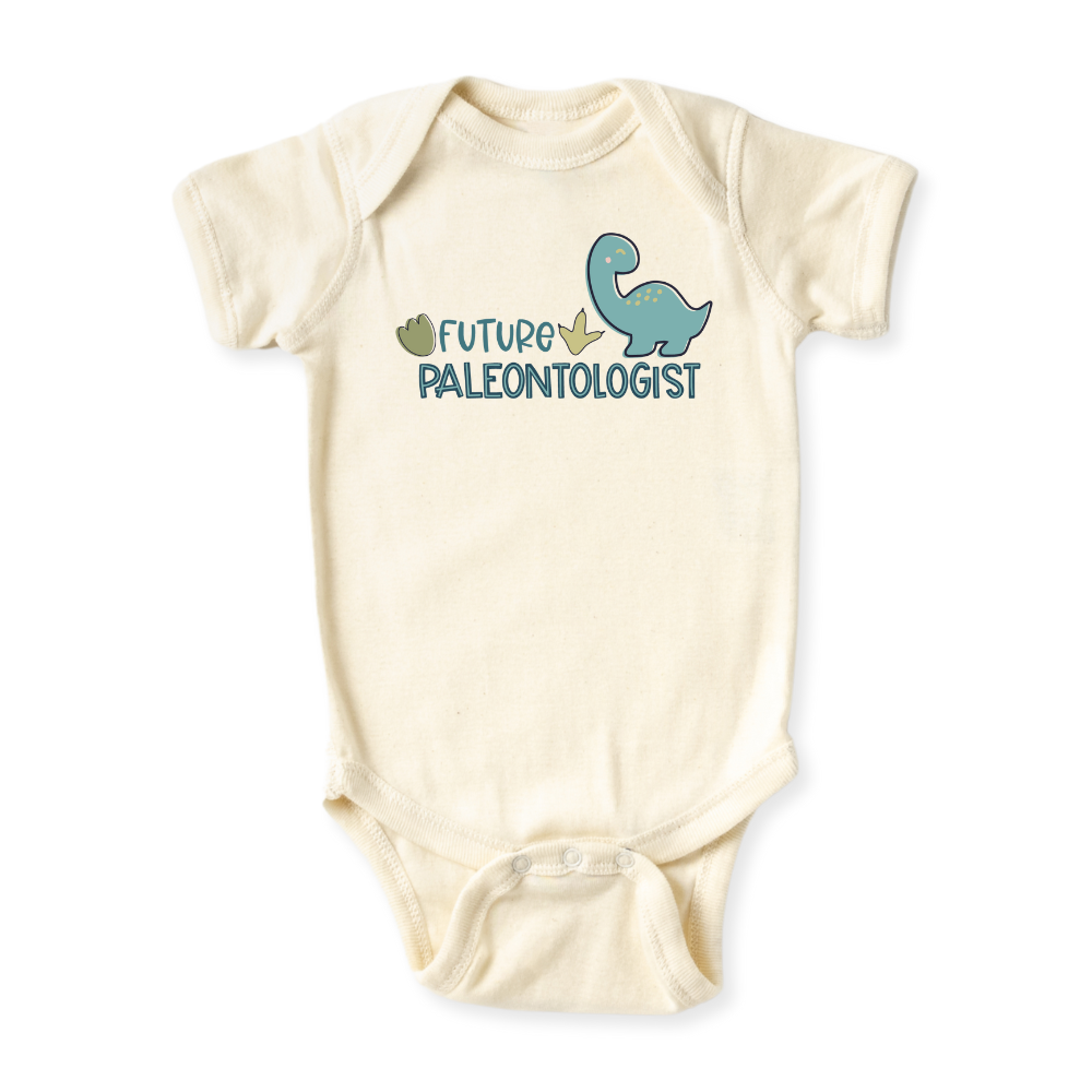 Future Paleontologist Tshirt Baby Bodysuit Toddler & Kids T-Shirt, Dinosaur scientist outfit