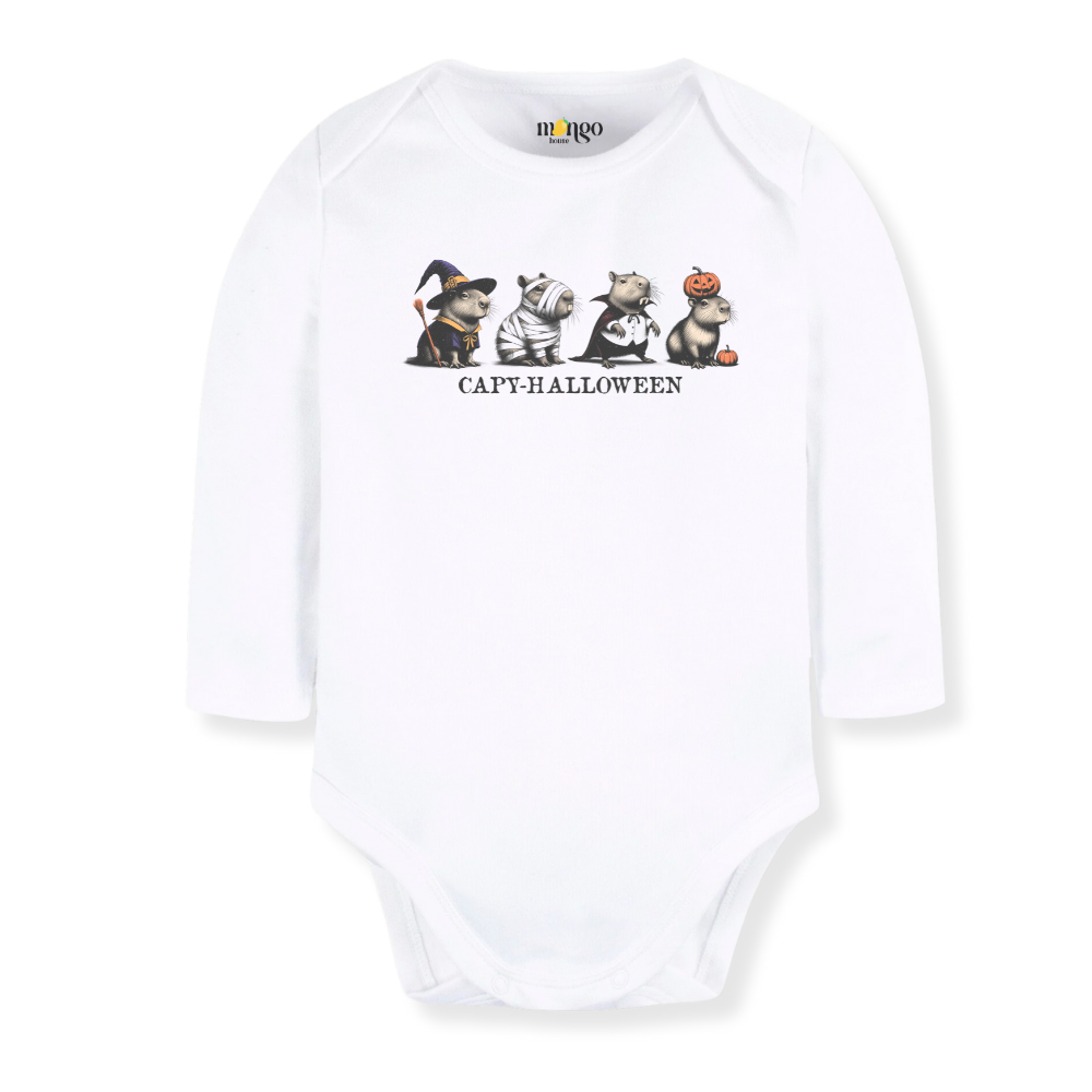 Capy-Halloween Baby Bodysuit, Toddler & Kids T-Shirt – Funny Capybara Outfit for Boys Girls Shirt