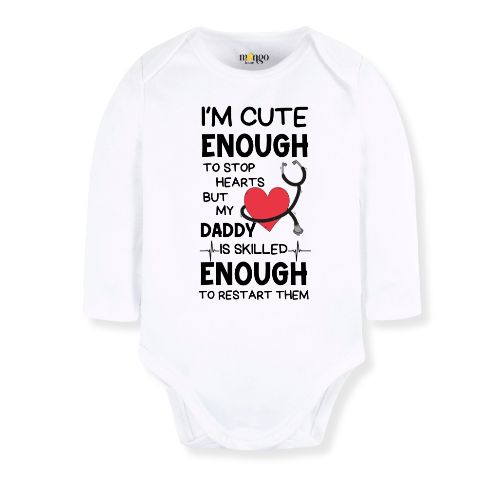 baby onesie onsie clothes girl boy funny newborn gifts outfit toddler infant jersey apparel daddy shirt baby shower kids unisex bodysuit little cute cool clothing mommy cotton newborn name neutral personalized Heart Surgeon Doctor