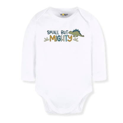 Small but Mighty Dinosaur Tshirt Dino Baby Bodysuit Toddler & Kids T-Shirt, Dinosaur Outfit